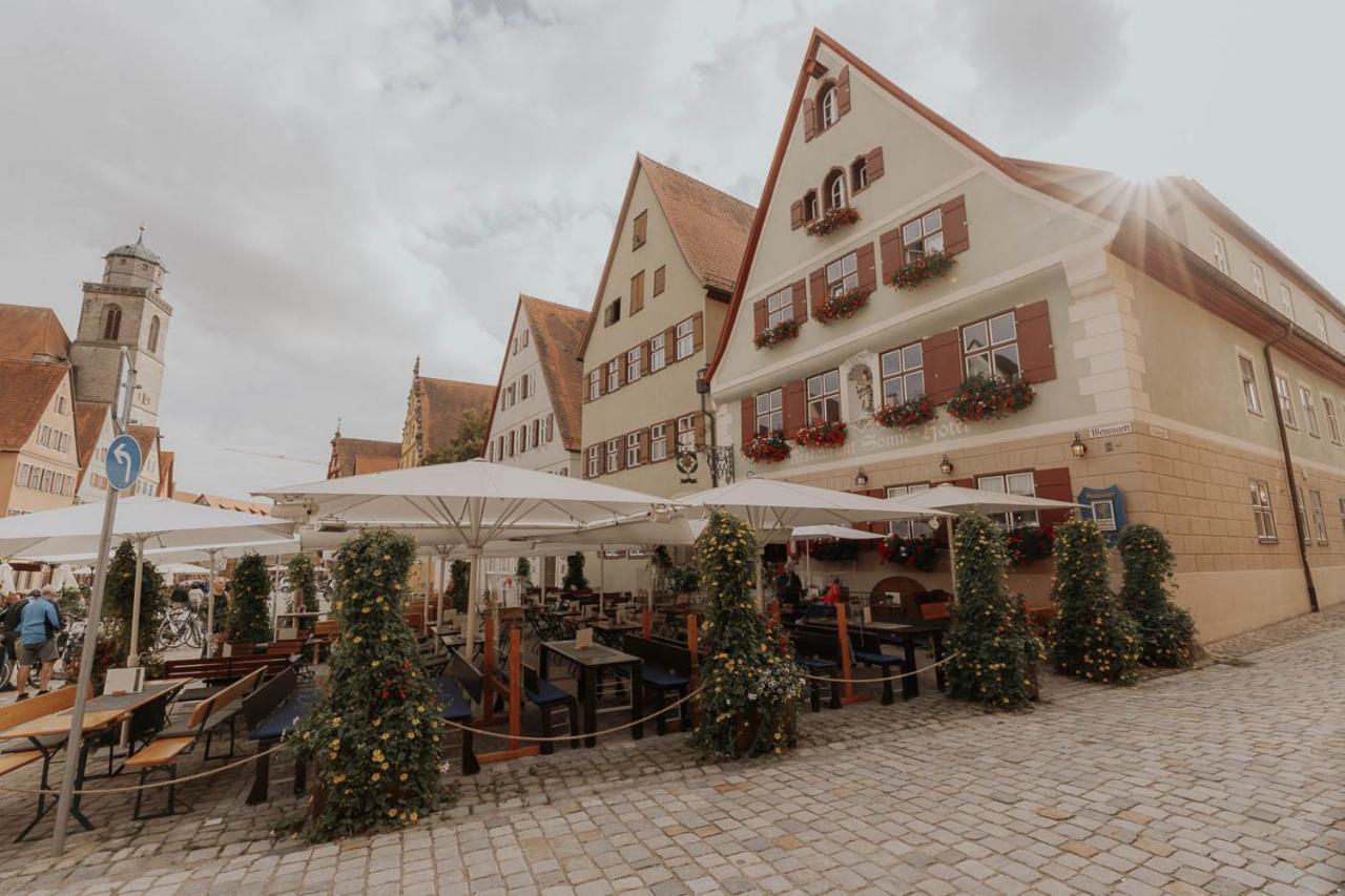 Altstadtmittehotel Sonne Dinkelsbühl Exterior foto